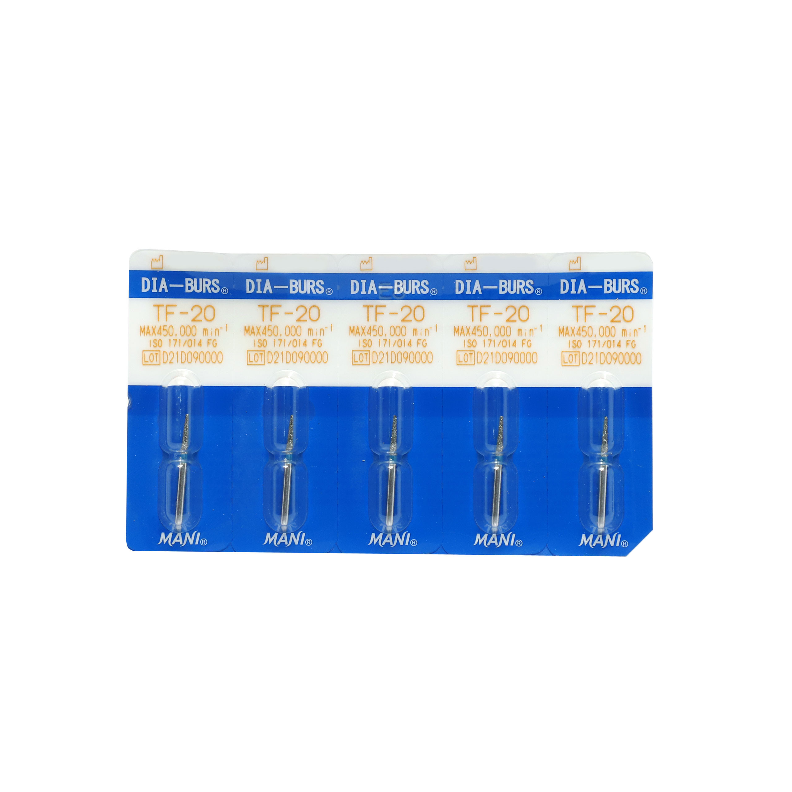 Mani Diamond Bur TF-20 (PACK OF 5)